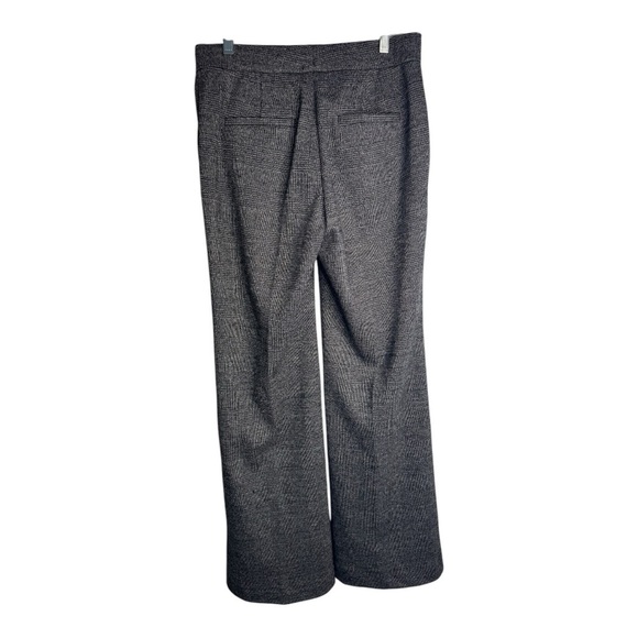 Ann Taylor Wool Plaid Trouser Pants Grey - Picture 2 of 7